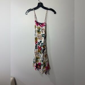 Floral Print Raga Mini Dress